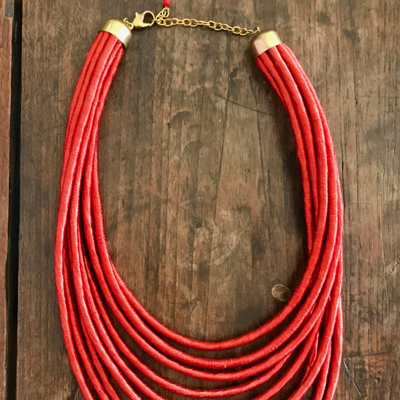 Stunning Red Rope Necklace - Picture 2 of 3